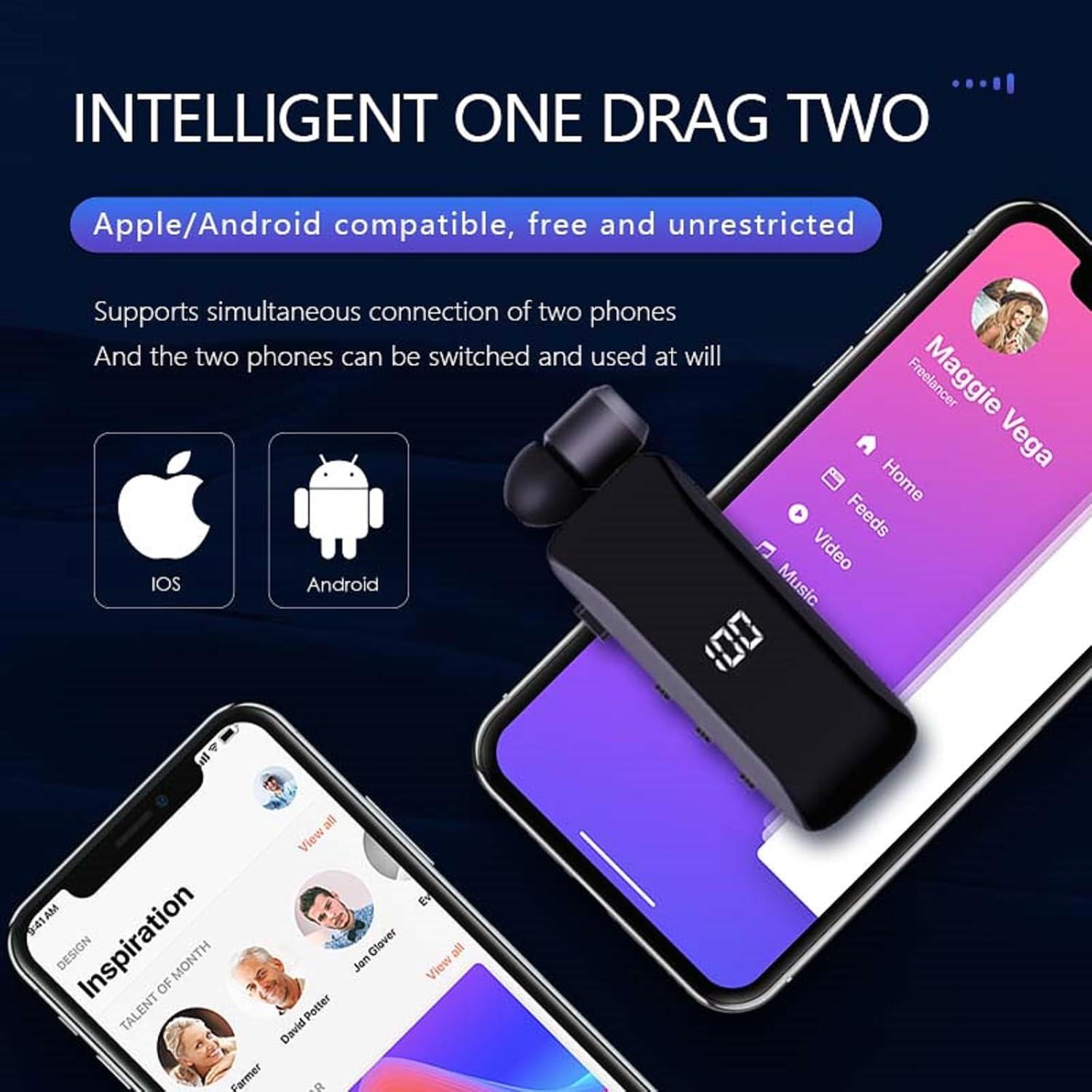 Auricular Bluetooth Inalámbrico Jiaxing F906 Negro con Micrófono