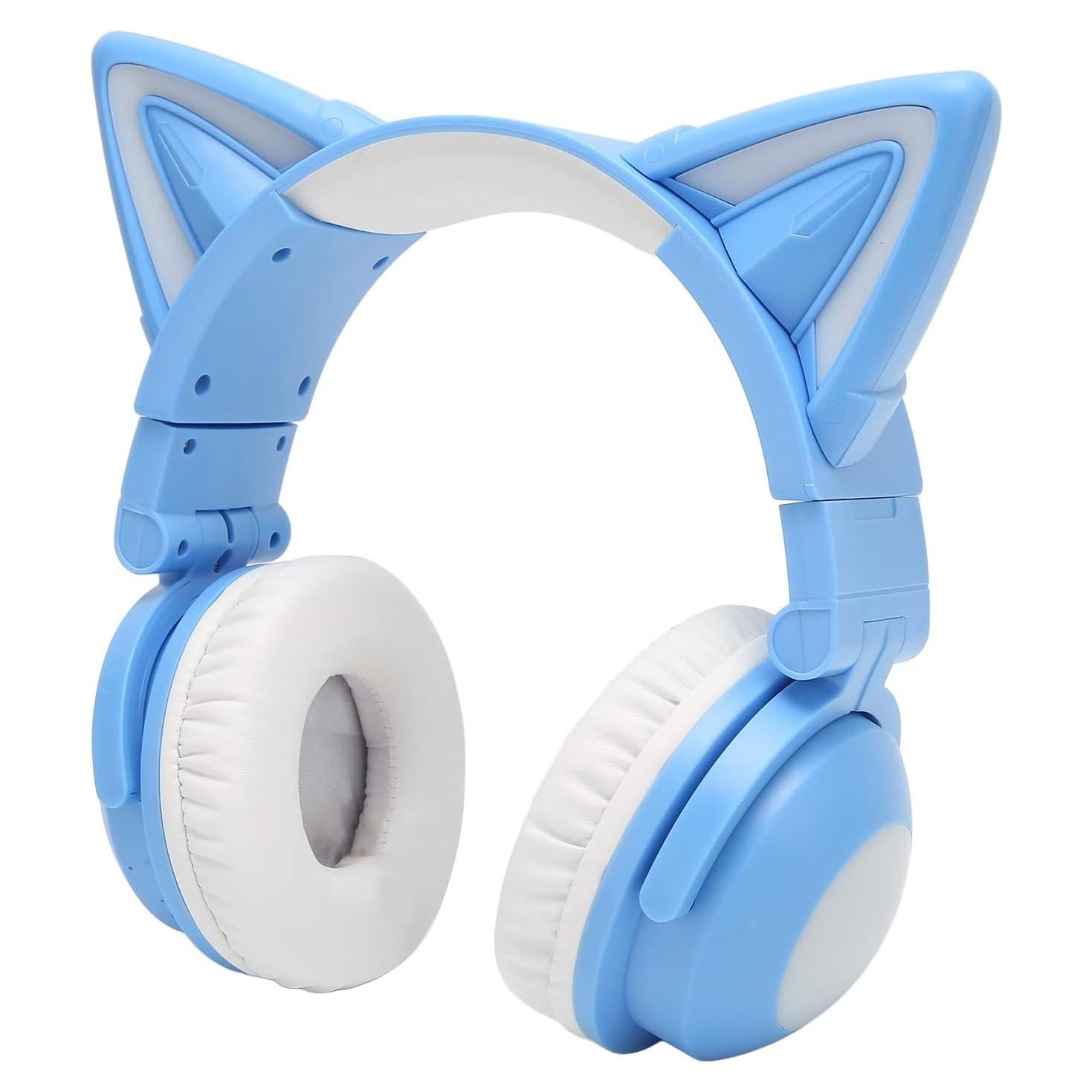 Auriculares Bluetooth con orejas de gato Tangxi Azul 11h batería