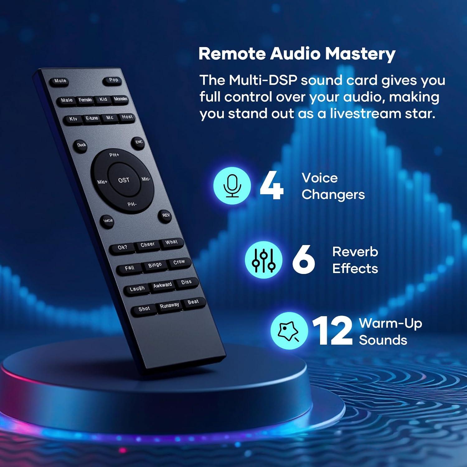 Kit Micrófono Inalámbrico VidalKraft MIC10 con Mezclador y Monitor