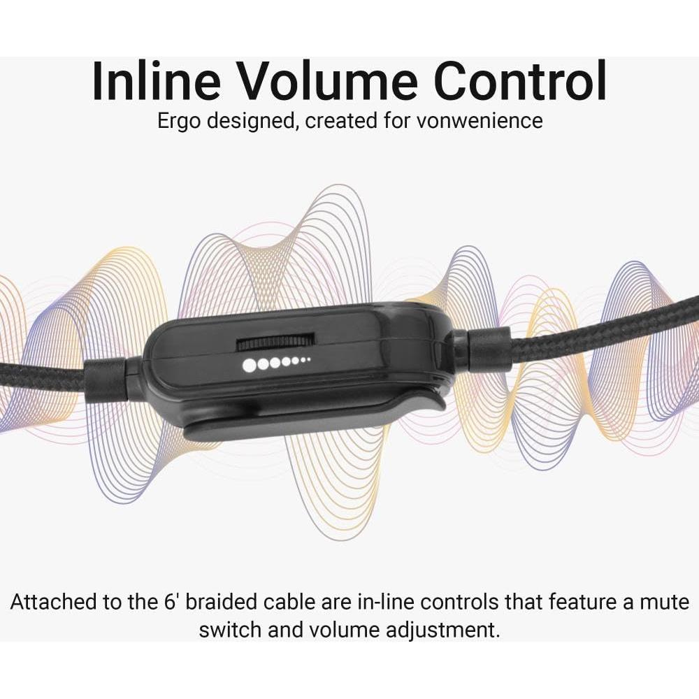 Auricular con cable Xcellon XAZUSH202 con micrófono boom ajustable