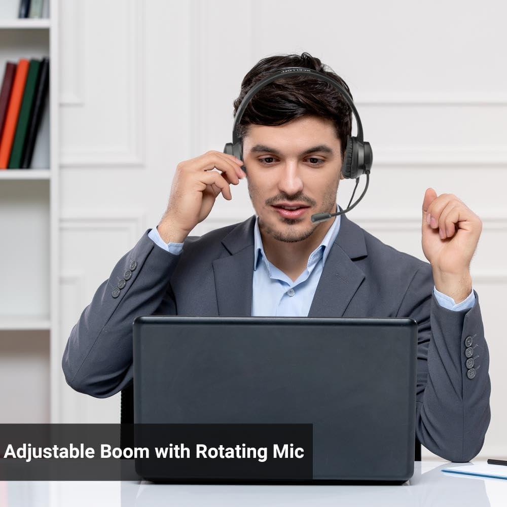 Auricular con cable Xcellon XAZUSH202 con micrófono boom ajustable