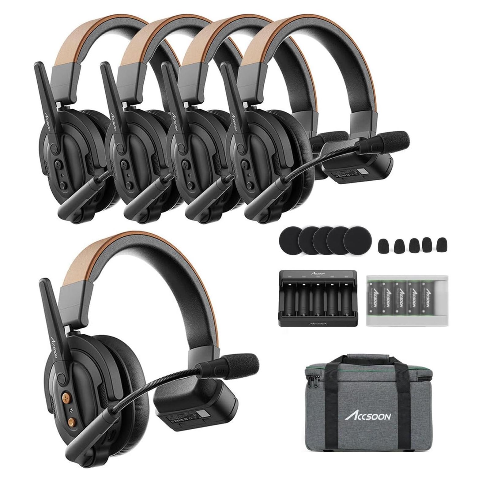 Intercomunicador Inalámbrico Accsoon CoMo SE para 5 Personas