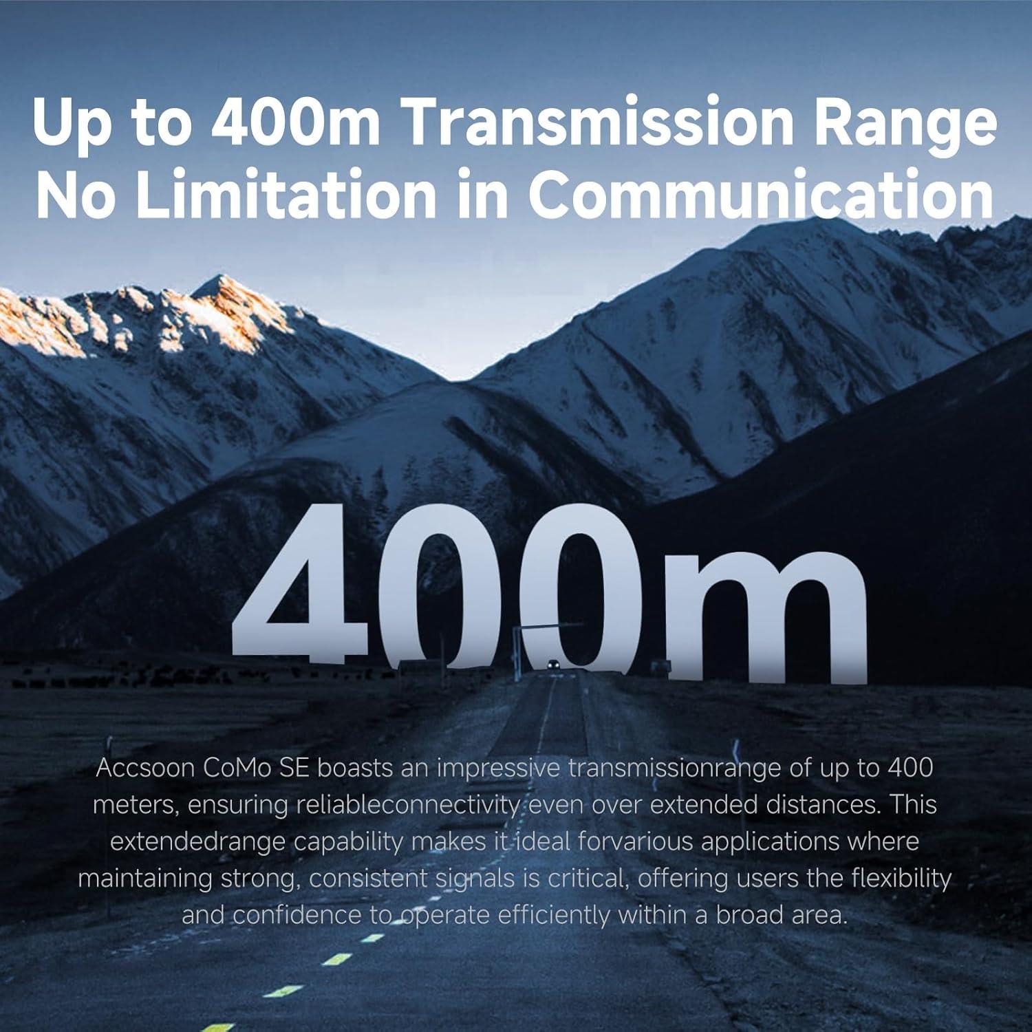 Intercomunicador Inalámbrico Accsoon CoMo SE para 5 Personas