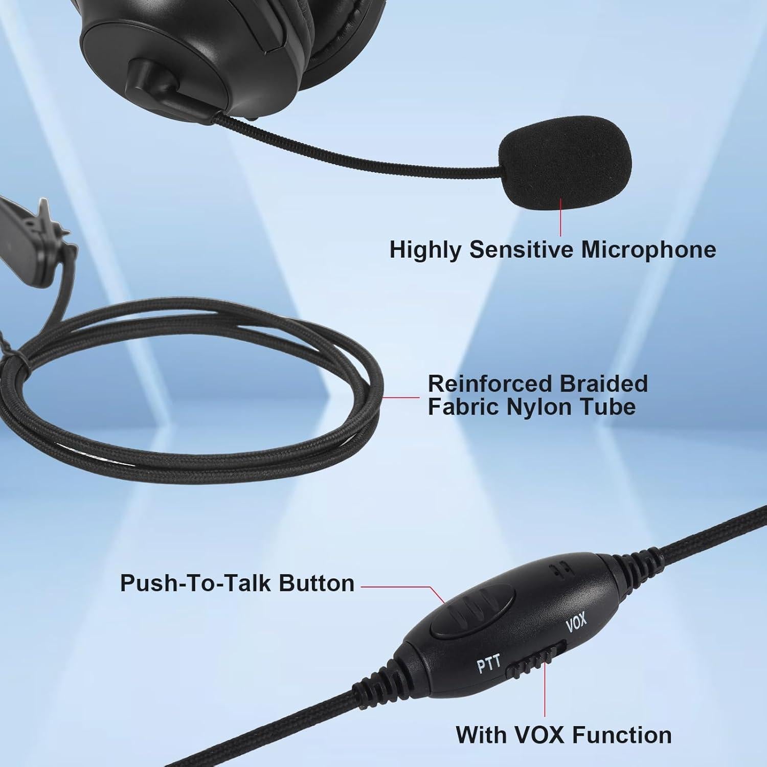 Auriculares de Reducción de Ruido Chenzhou para Walkie Talkie