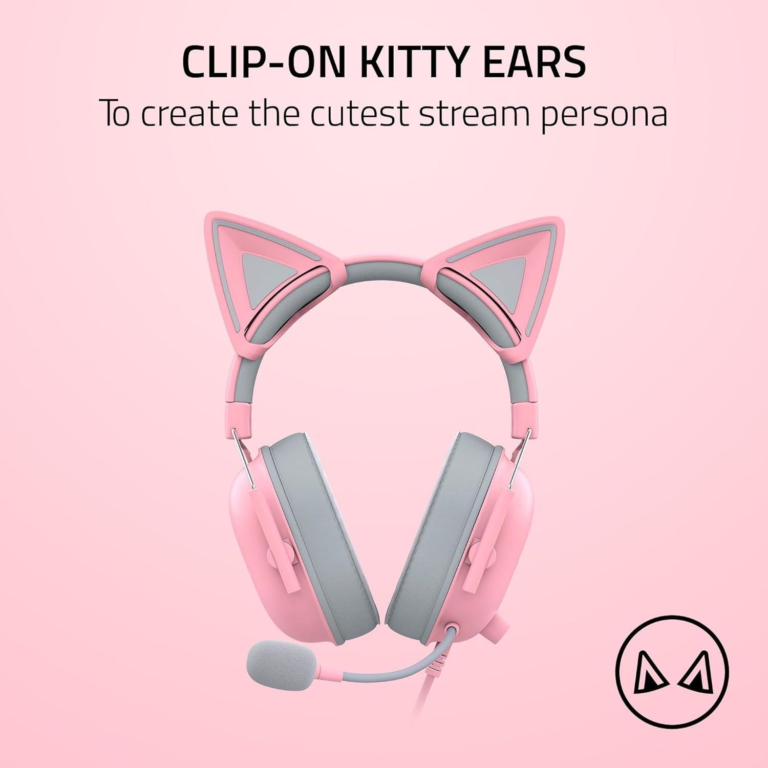 Orejas de Gato Razer Kitty Ears V2 - Silicona Premium Ajustables