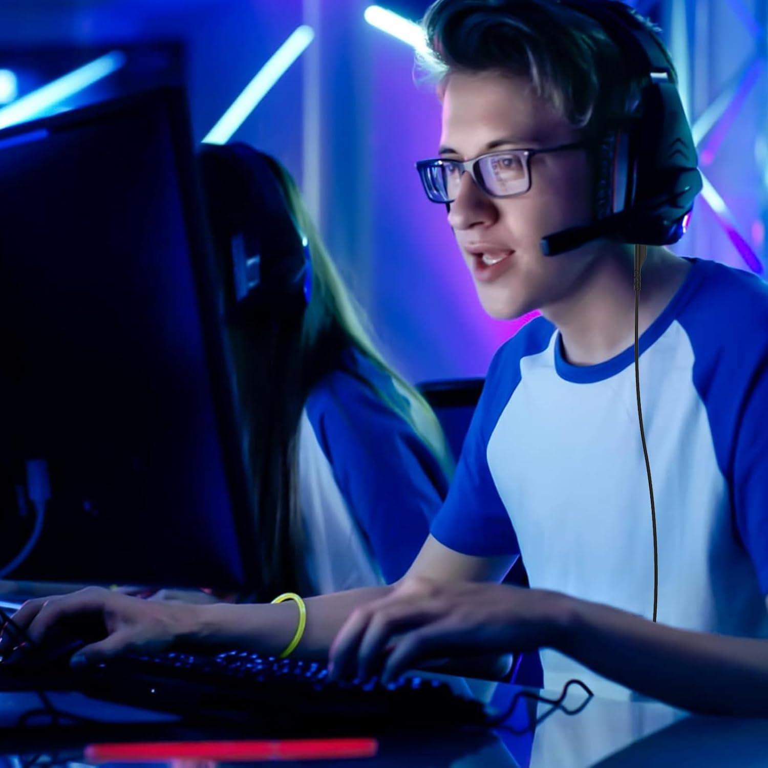 Cable de Audio de Reemplazo Hizsoaor 1.5m para SteelSeries Arctis