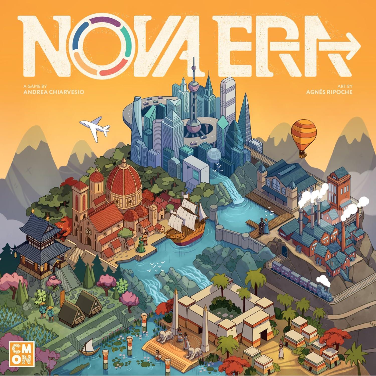 Juego de Mesa Nova Era - Construcción de Civilizaciones 2-4 Jugadores