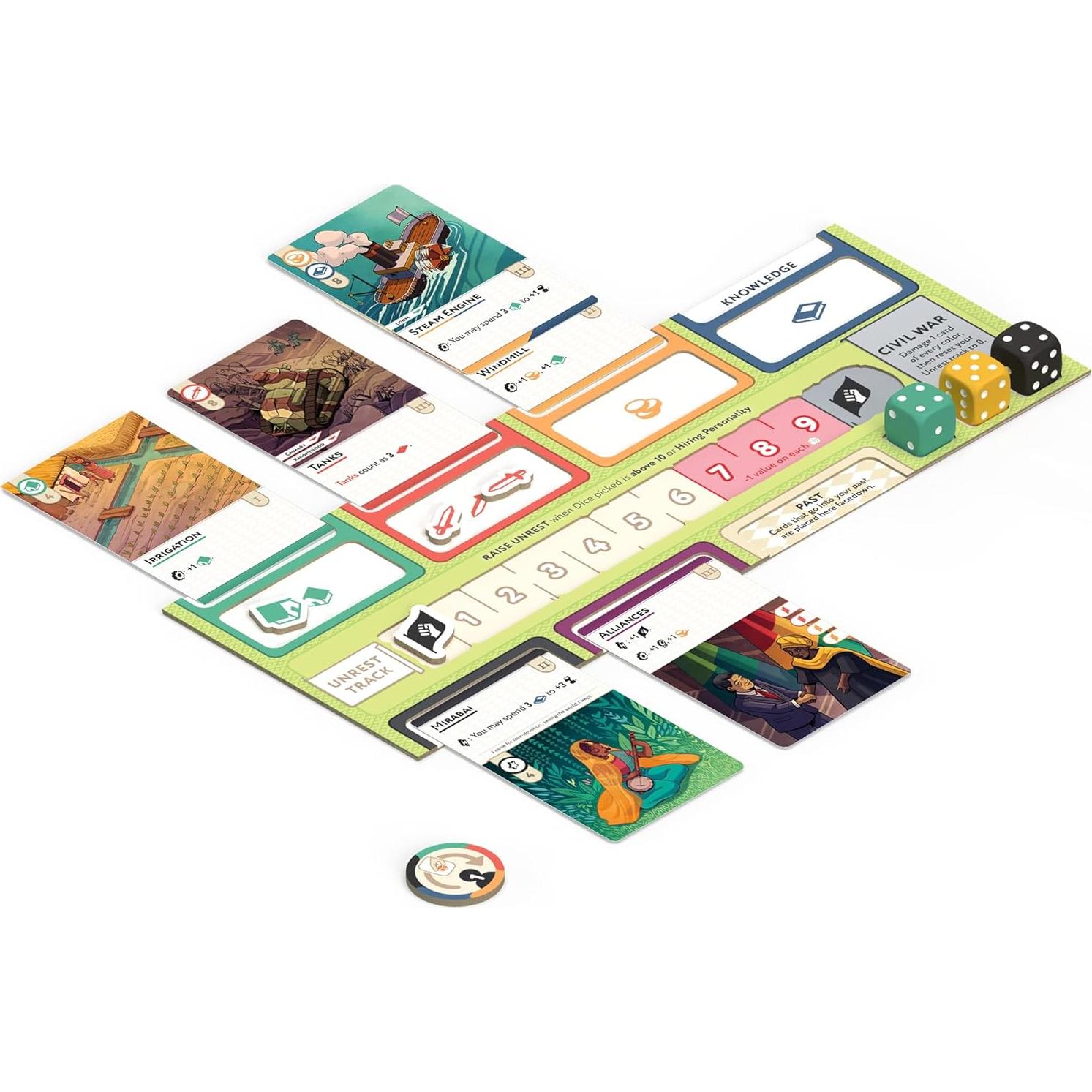 Juego de Mesa Nova Era - Construcción de Civilizaciones 2-4 Jugadores