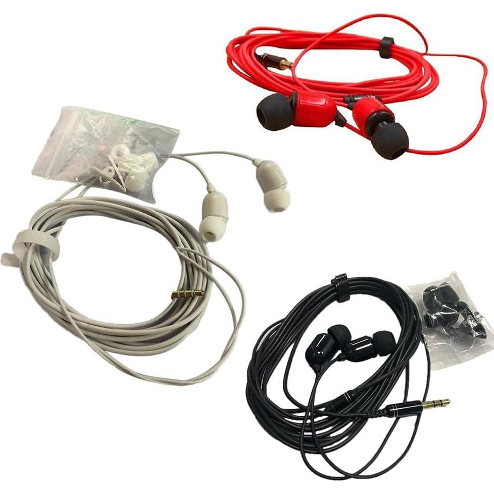 Auriculares Estéreo VizGiz VG-053 3.5mm 3 Paquete 3 Metros