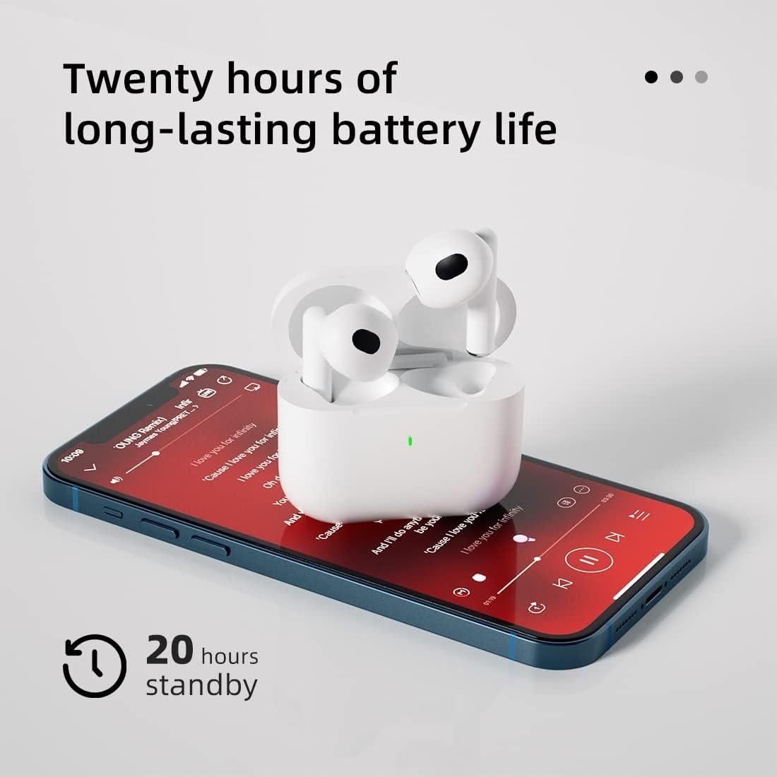 Auriculares Inalámbricos Bluetooth 5.2 AAZ BUDS 3 Estéreo 13mm