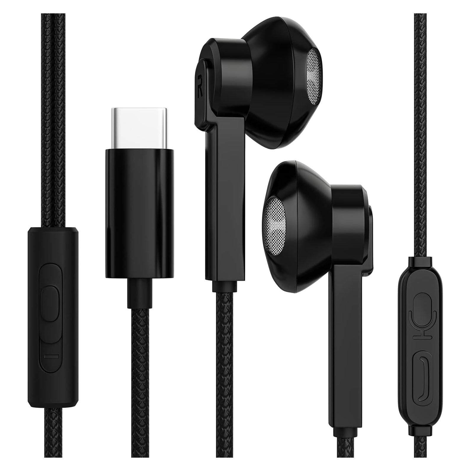Auriculares Maeline MUC7 USB C con Cancelación de Ruido - Negro