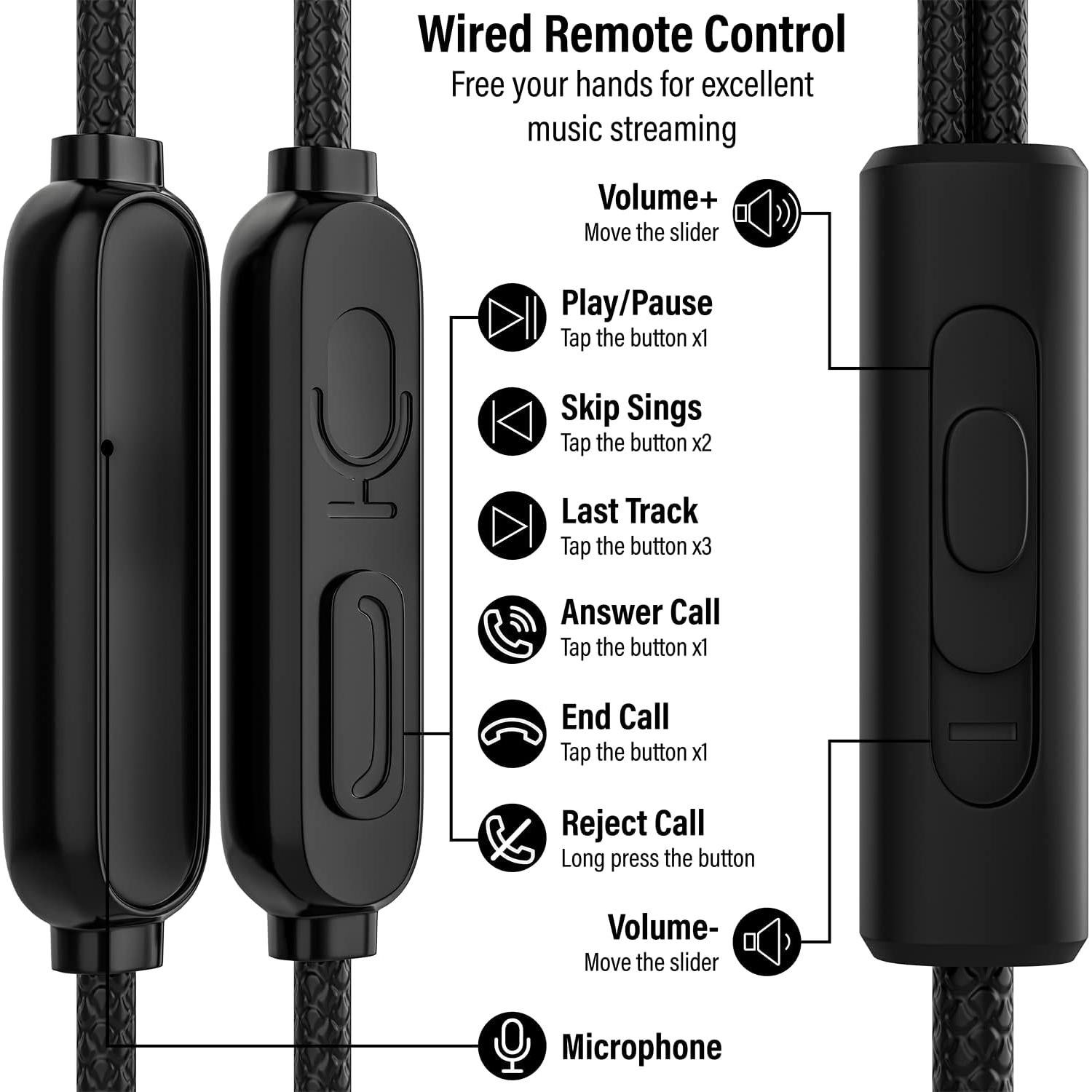 Auriculares Maeline MUC7 USB C con Cancelación de Ruido - Negro