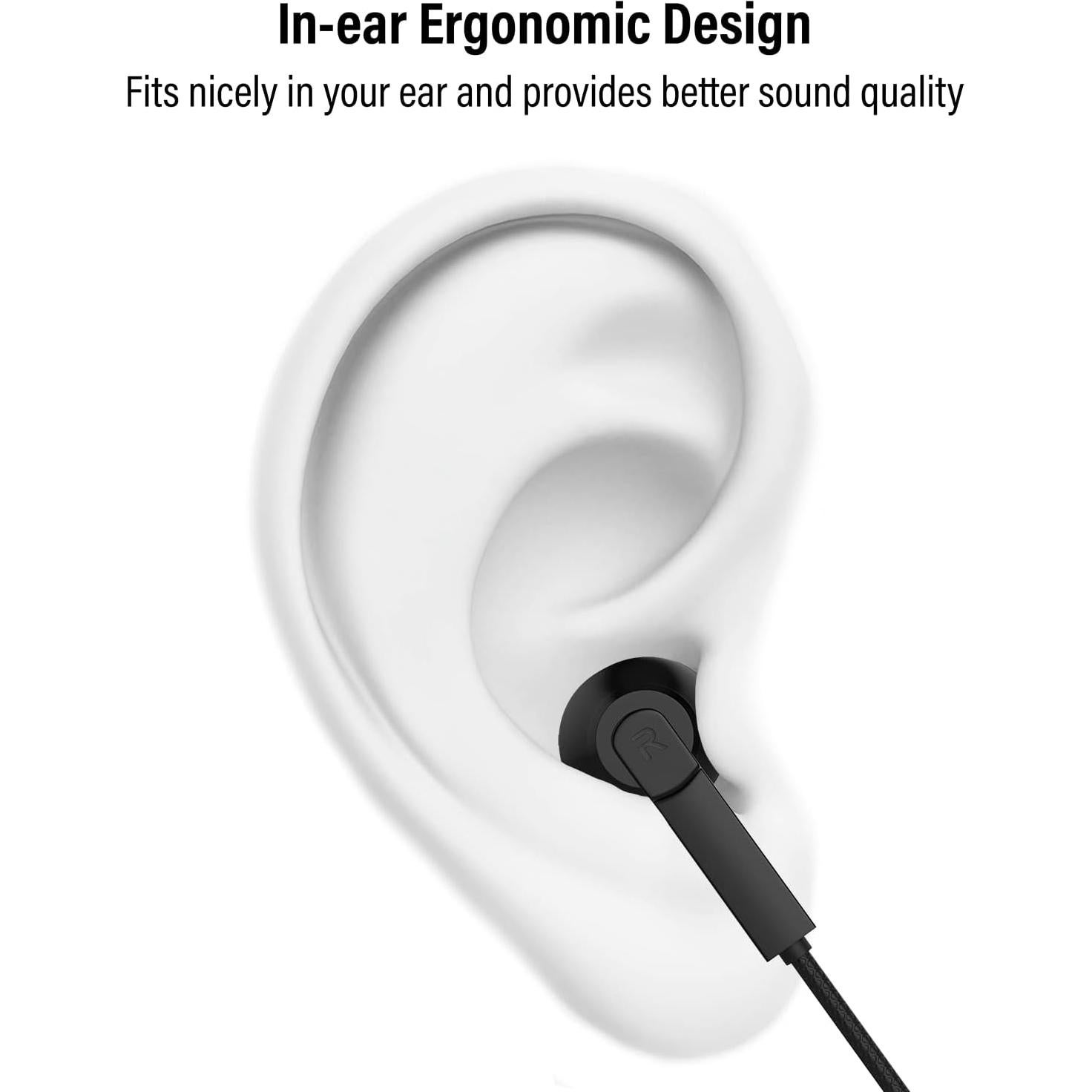 Auriculares Maeline MUC7 USB C con Cancelación de Ruido - Negro