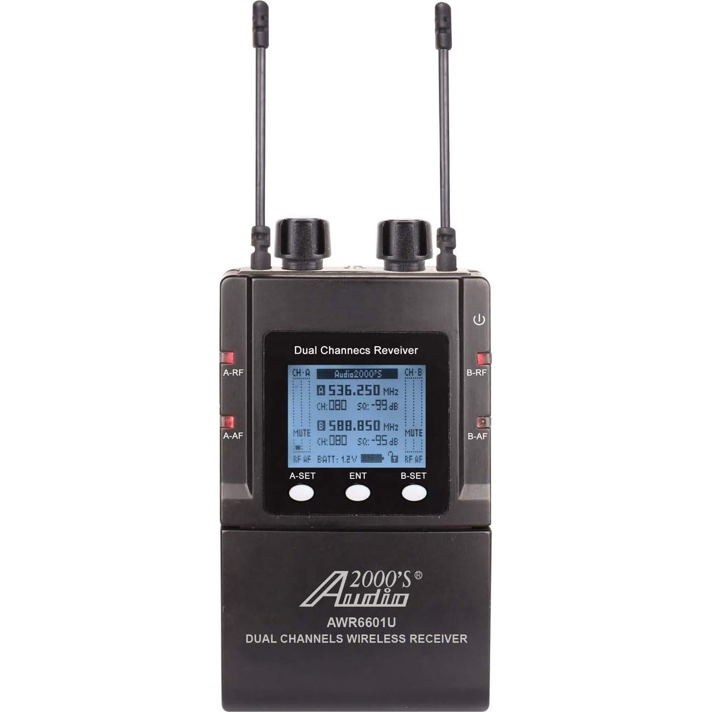 Sistema Inalámbrico Doble Canal Audio2000'S AWM6601U