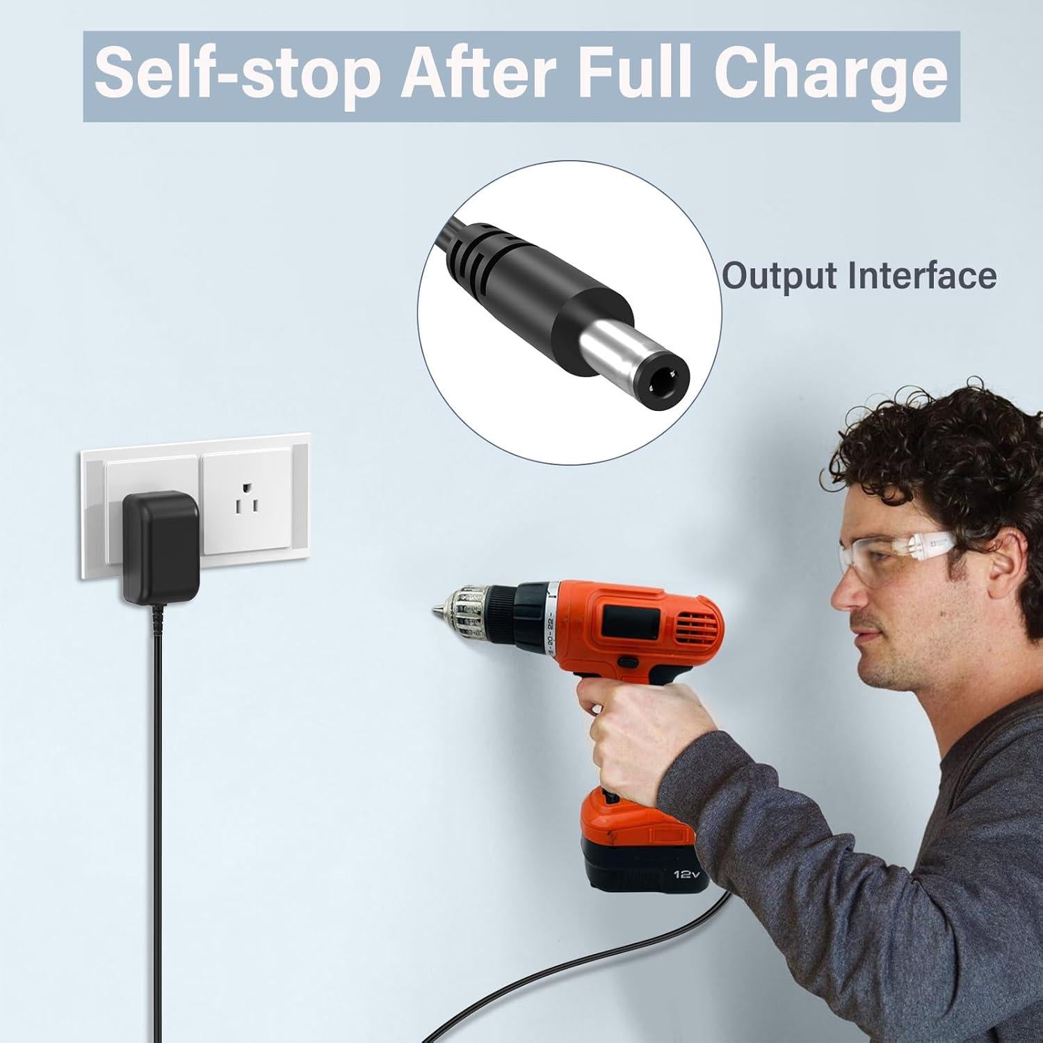 Cargador 12V Black Decker GCO1200, 1.83m, UL listado