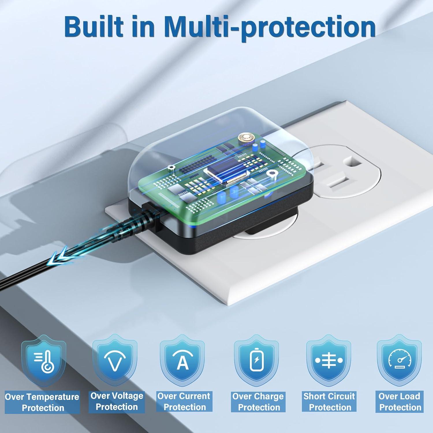 Cargador 12V Black Decker GCO1200, 1.83m, UL listado