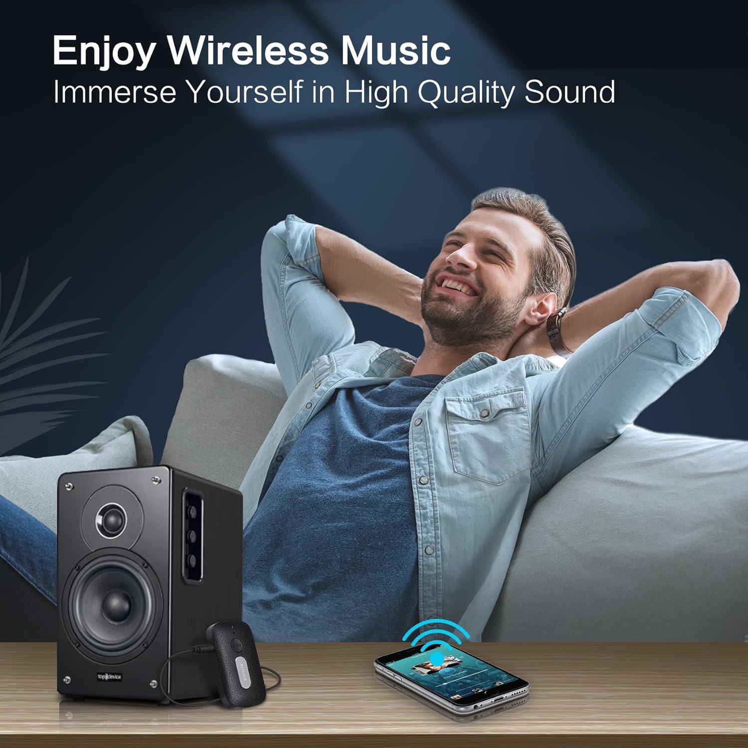 Auriculares Infrarrojos Inalámbricos SIMOLIO + Adaptador Bluetooth 3.5mm