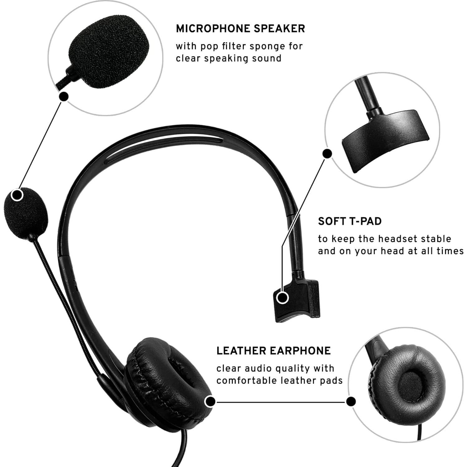 Auricular MaximalPower con Micrófono y Control de Volumen 3.5mm