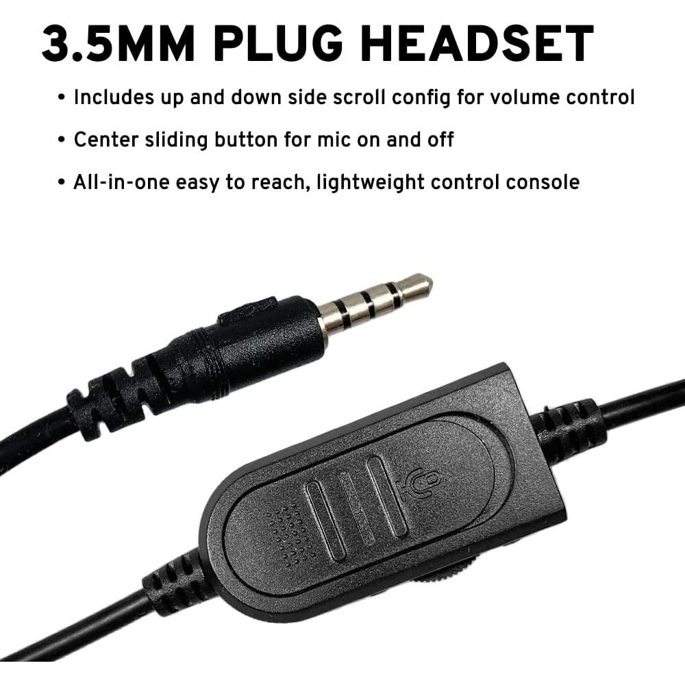 Auricular MaximalPower con Micrófono y Control de Volumen 3.5mm