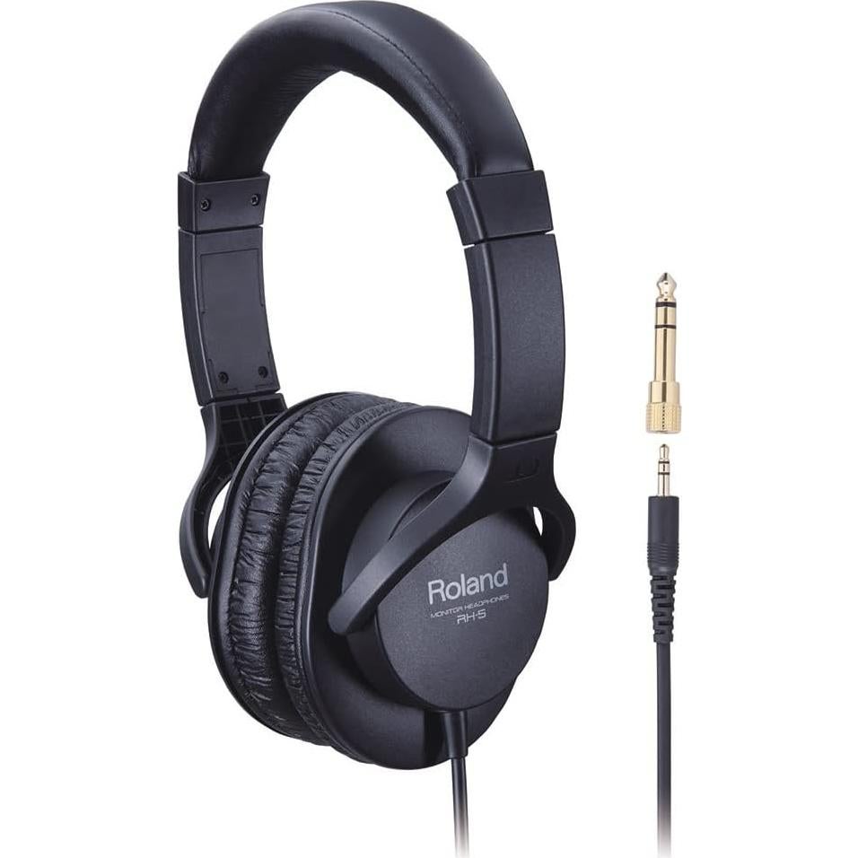Auriculares Estéreo Cerrados Roland RH-5 con Púas de Guitarra