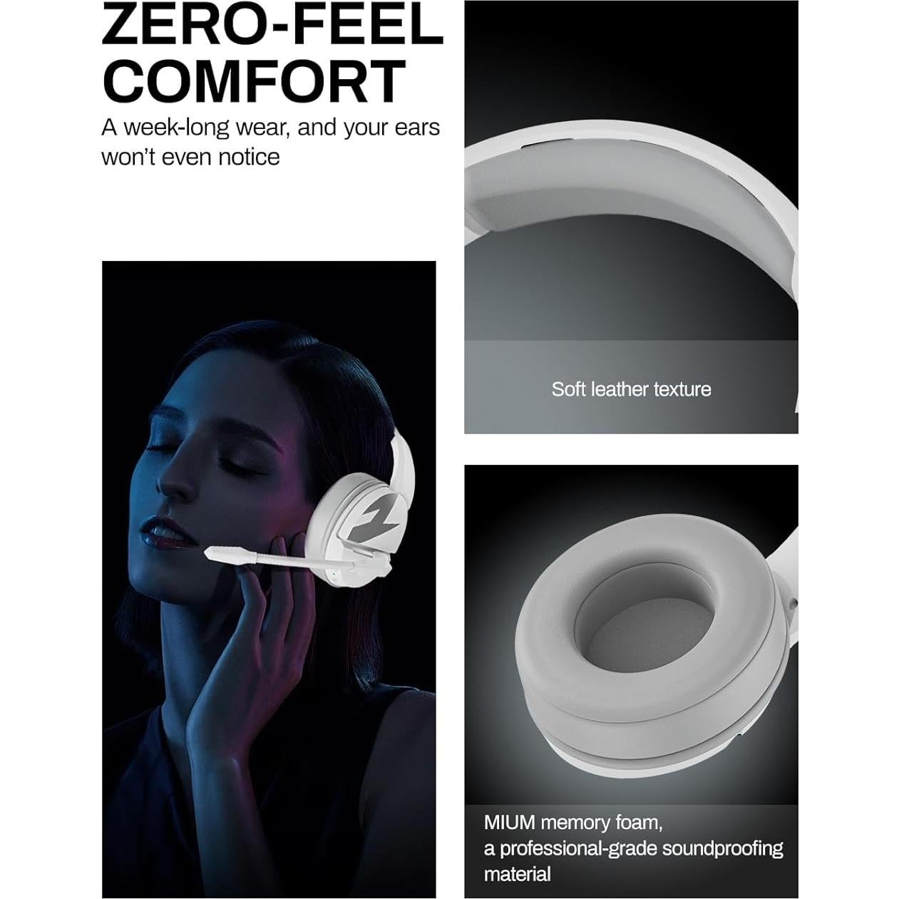 Auriculares Gaming Inalámbricos Acer Flex 2.4GHz 100H Batería