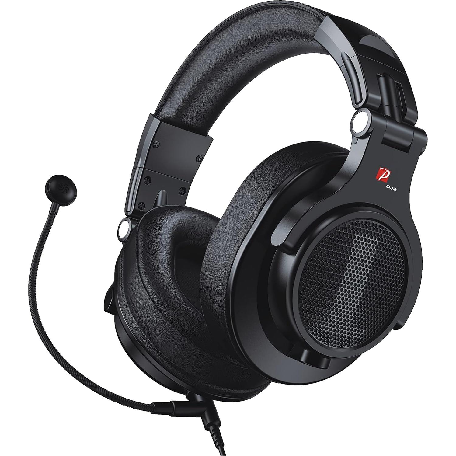 Auriculares Prosonic DJ2-KG con micrófono y control de volumen