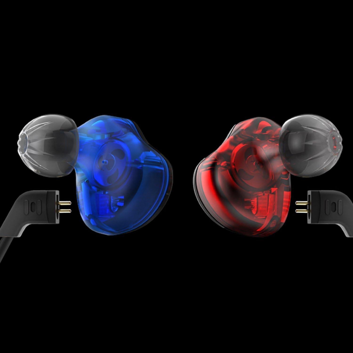 KZ ED12 in-Ear Headphones (Earphones/Earbuds/Headset) Compatible,Black (Black Without Mic)