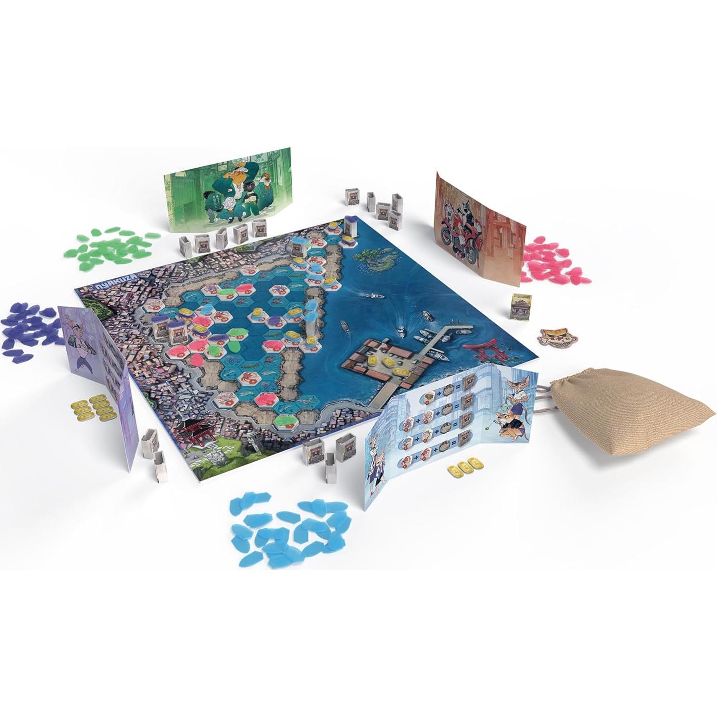 Juego de Mesa Nyakuza - Estrategia para 2-4 Jugadores