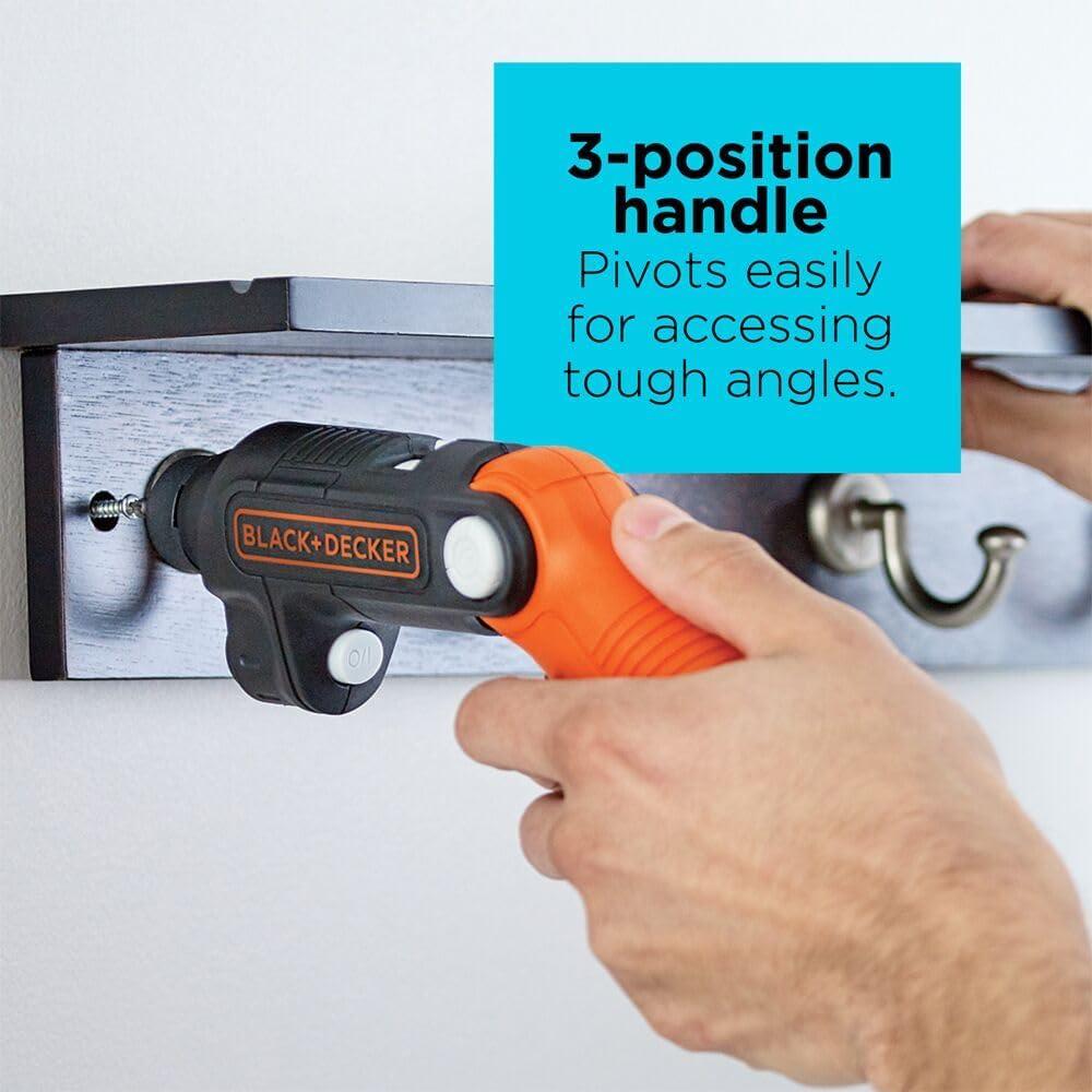 Destornillador Inalámbrico 4V MAX BLACK+DECKER BDCSFL20C