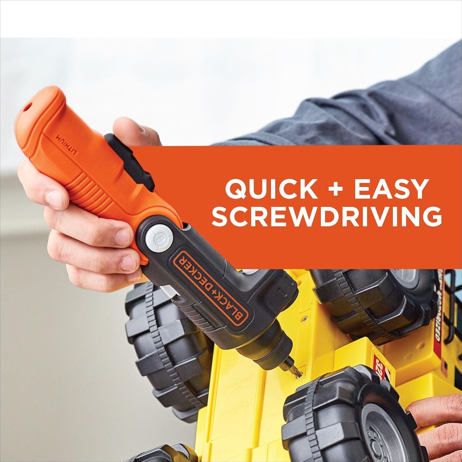 Destornillador Inalámbrico 4V MAX BLACK+DECKER BDCSFL20C