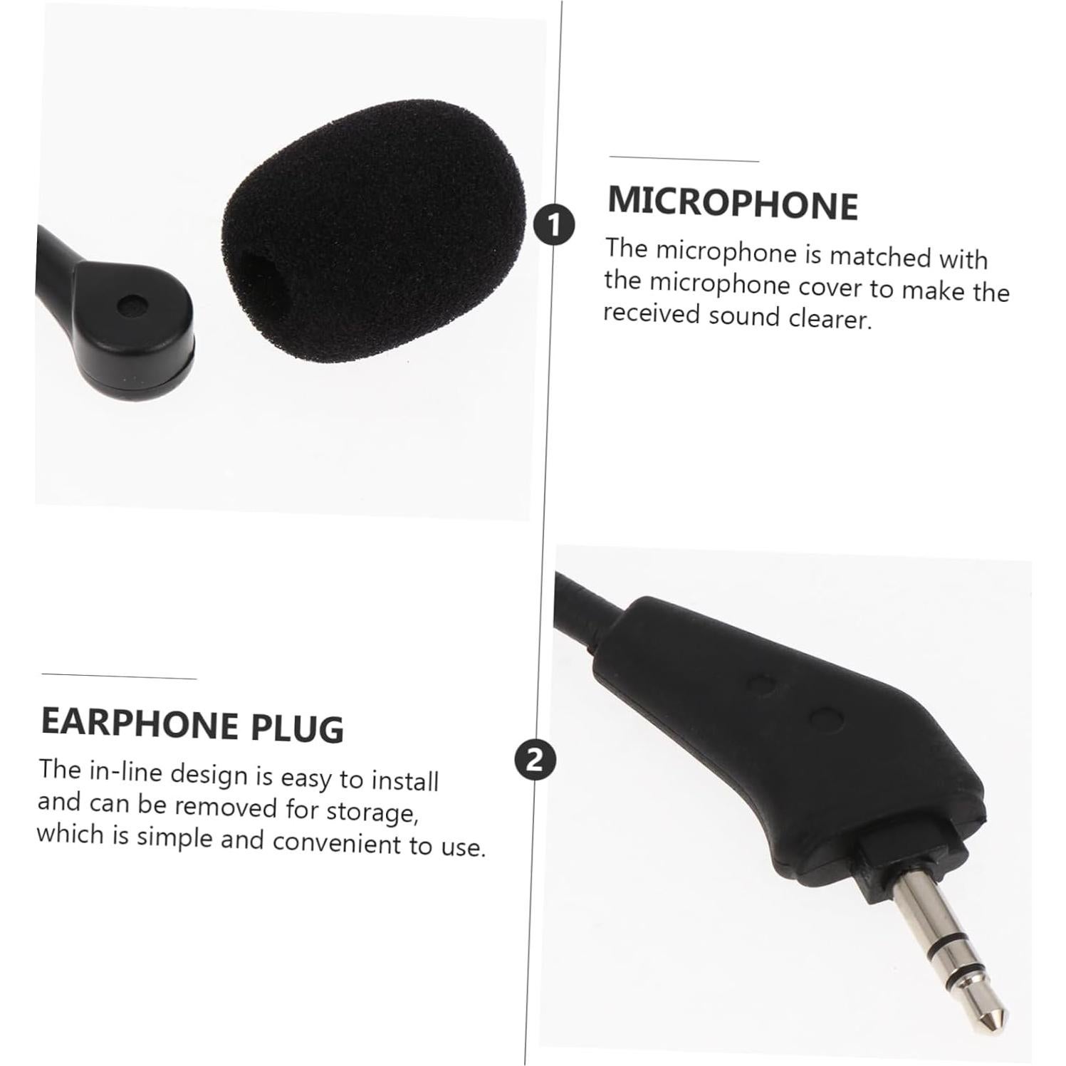 Micrófono de Auriculares Kisangel con Cancelación de Ruido