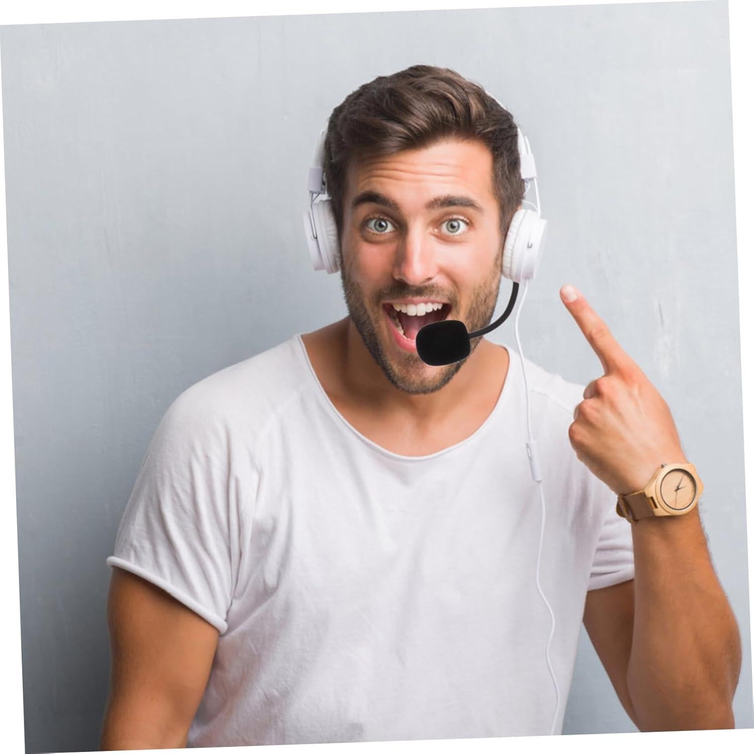 Micrófono de Auriculares Kisangel con Cancelación de Ruido