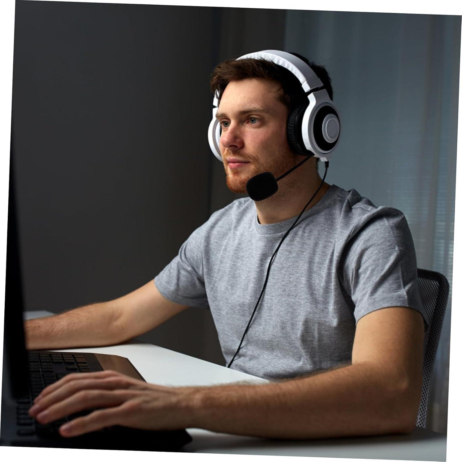 Micrófono de Auriculares Kisangel con Cancelación de Ruido