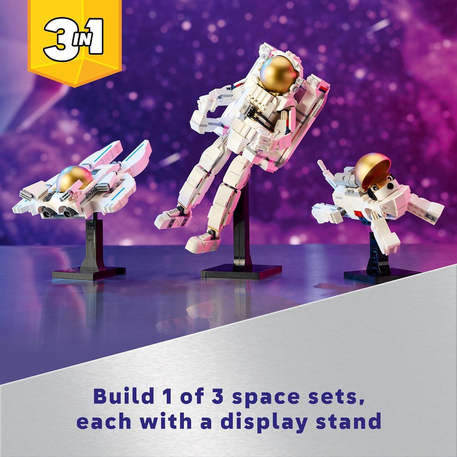 LEGO Creator 3 en 1 Astronauta Espacial 647 Piezas