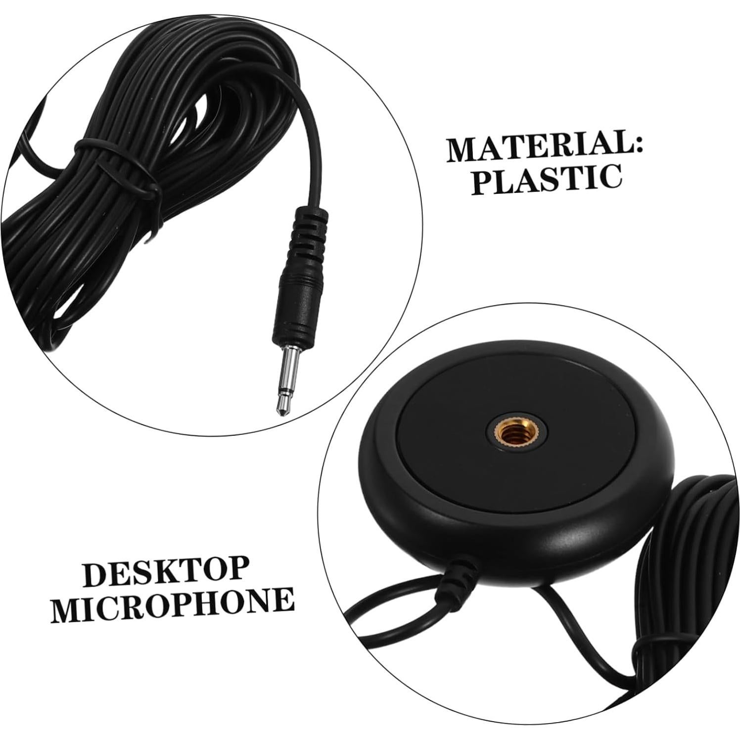 Micrófono de Calibración de Escritorio TOYANDONA 5m Negro