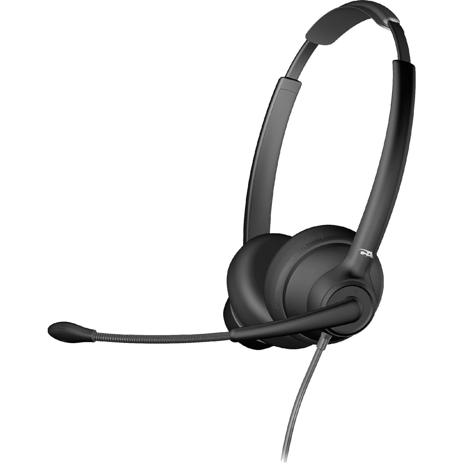 Auriculares USB-C Cyber Acoustics AC-304C con micrófono AI