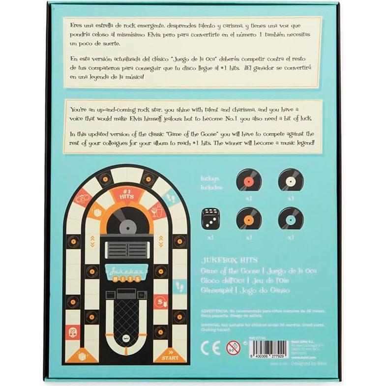 Juego de Mesa Éxitos de Jukebox Balvi - Musical y Divertido