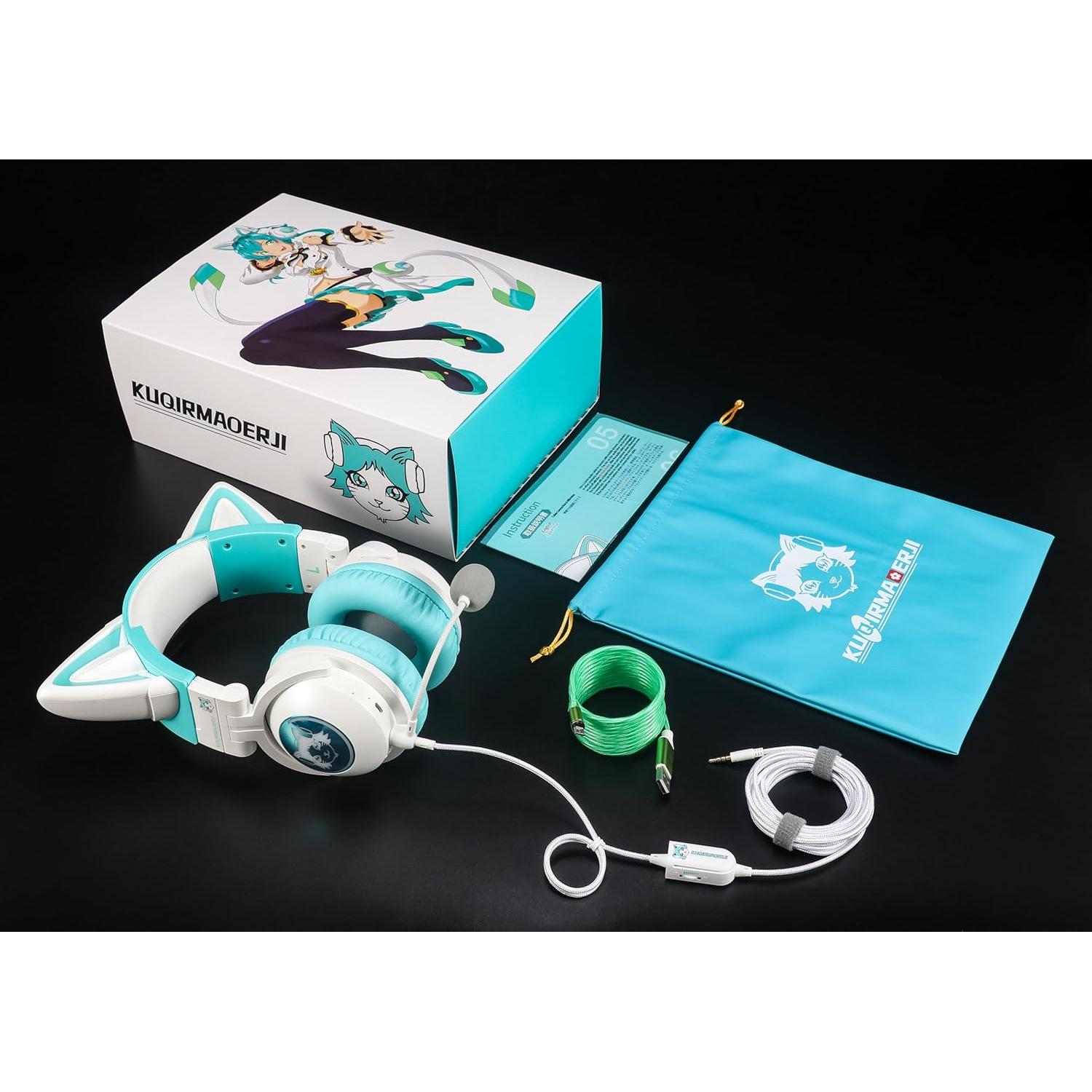 Auriculares Inalámbricos Gato Verde AR102A4BKA 12 Modos Luz