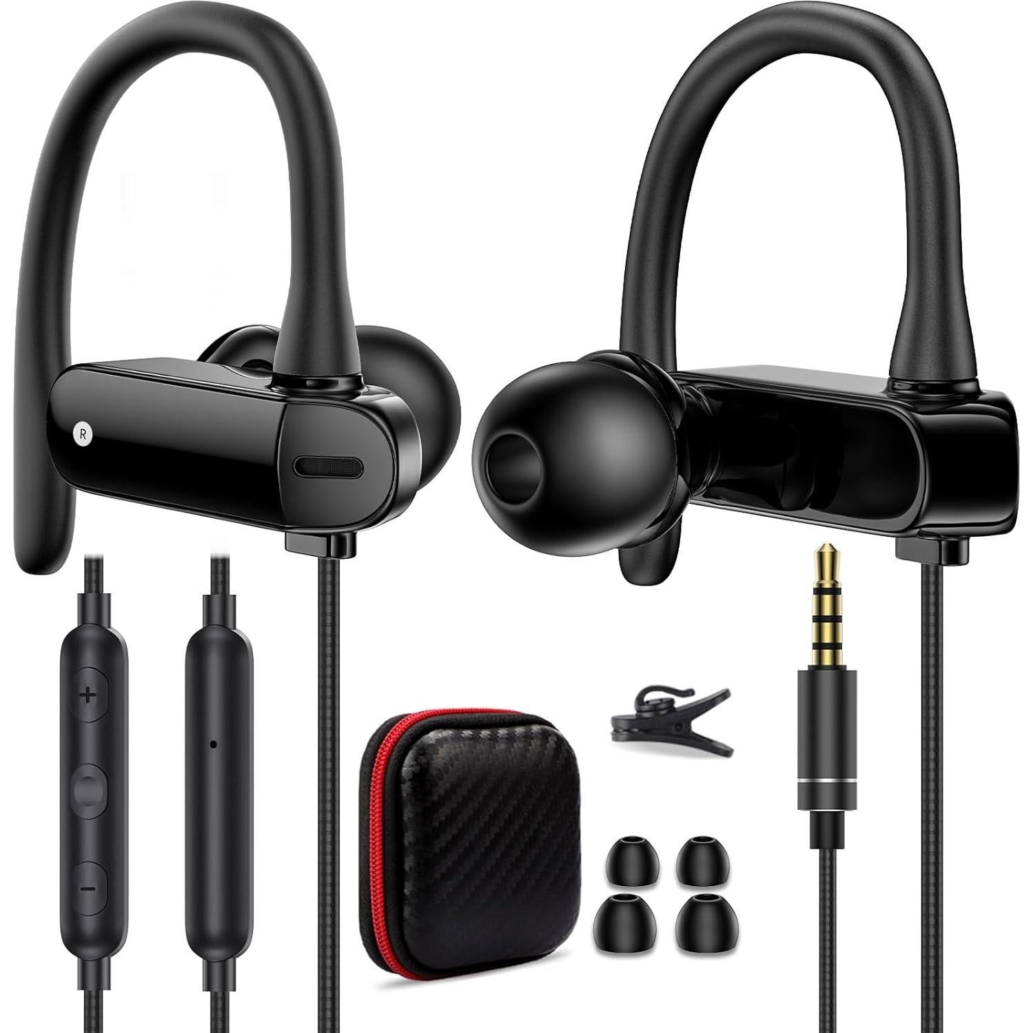 Paquete de 2 Auriculares In-Ear 3.5mm con Cancelación de Ruido