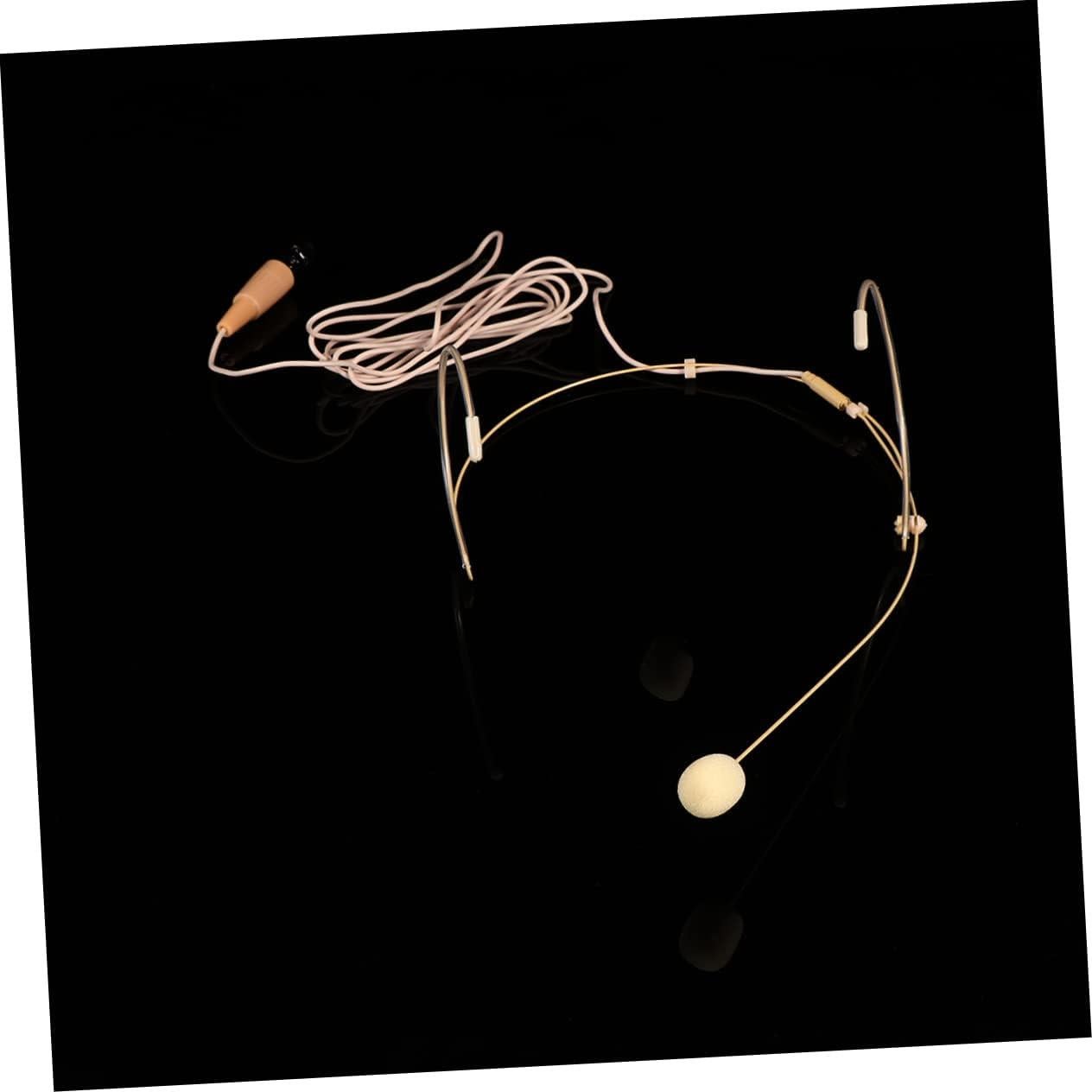 Micrófono de Auriculares Condensador Toddmomy Beige 13x7cm