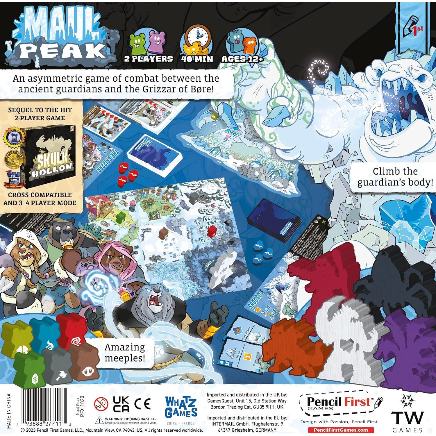 Juego de Mesa Maul Peak Pencil First Games - Táctico 2 Jugadores