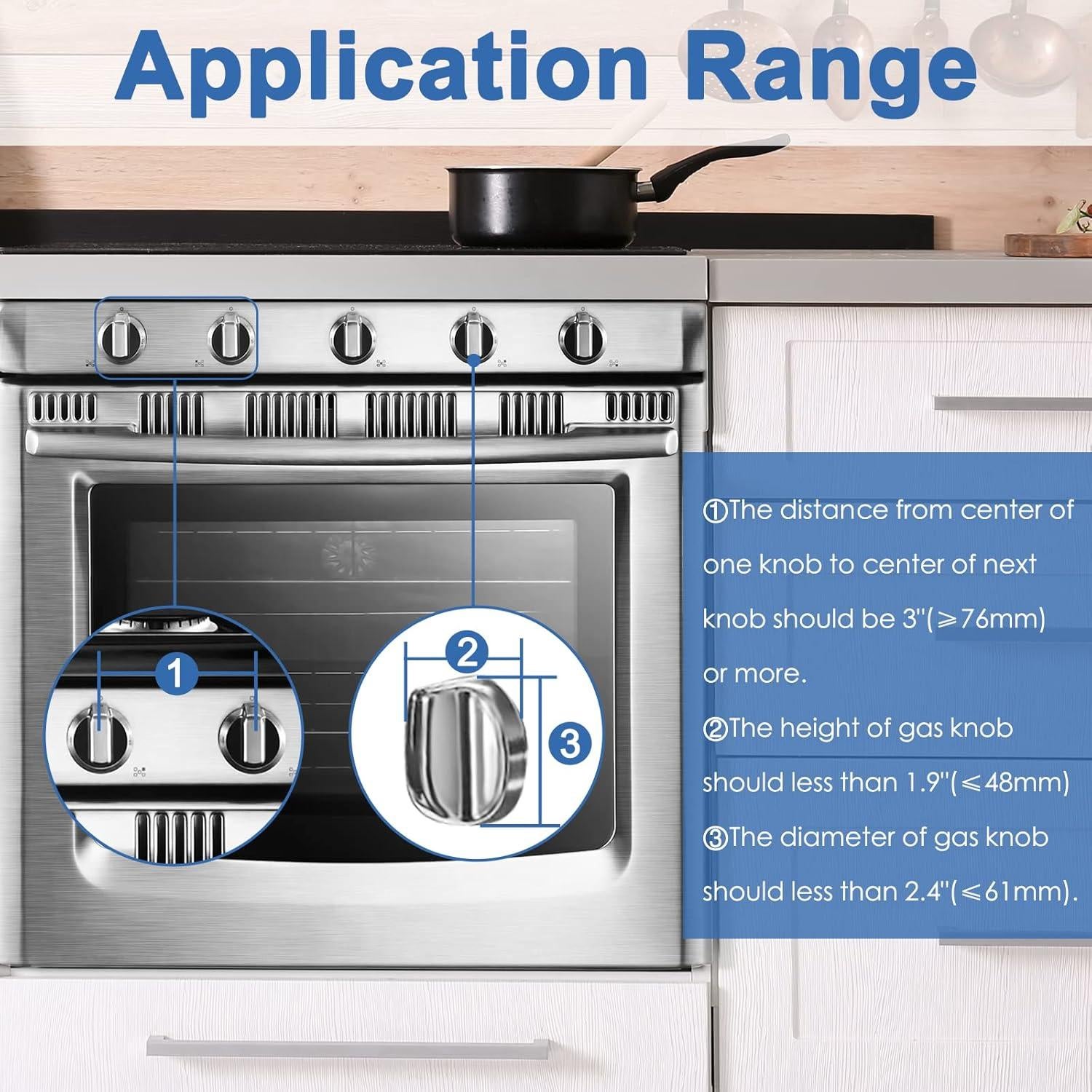 Cubiertas de Perillas de Estufa GRENFU Seguridad Infantil 5+1