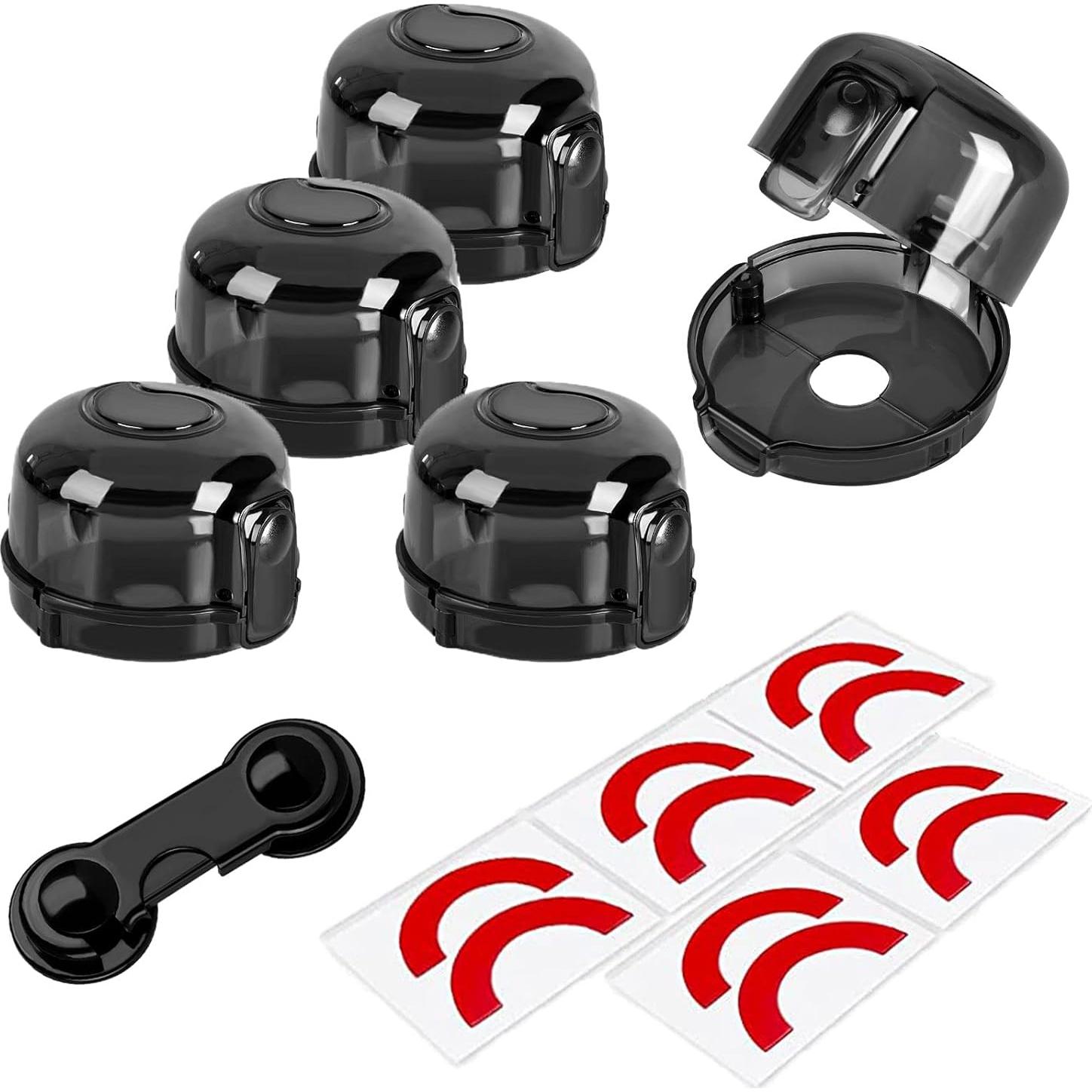 Cubiertas de Perillas de Estufa GRENFU Seguridad Infantil 5+1