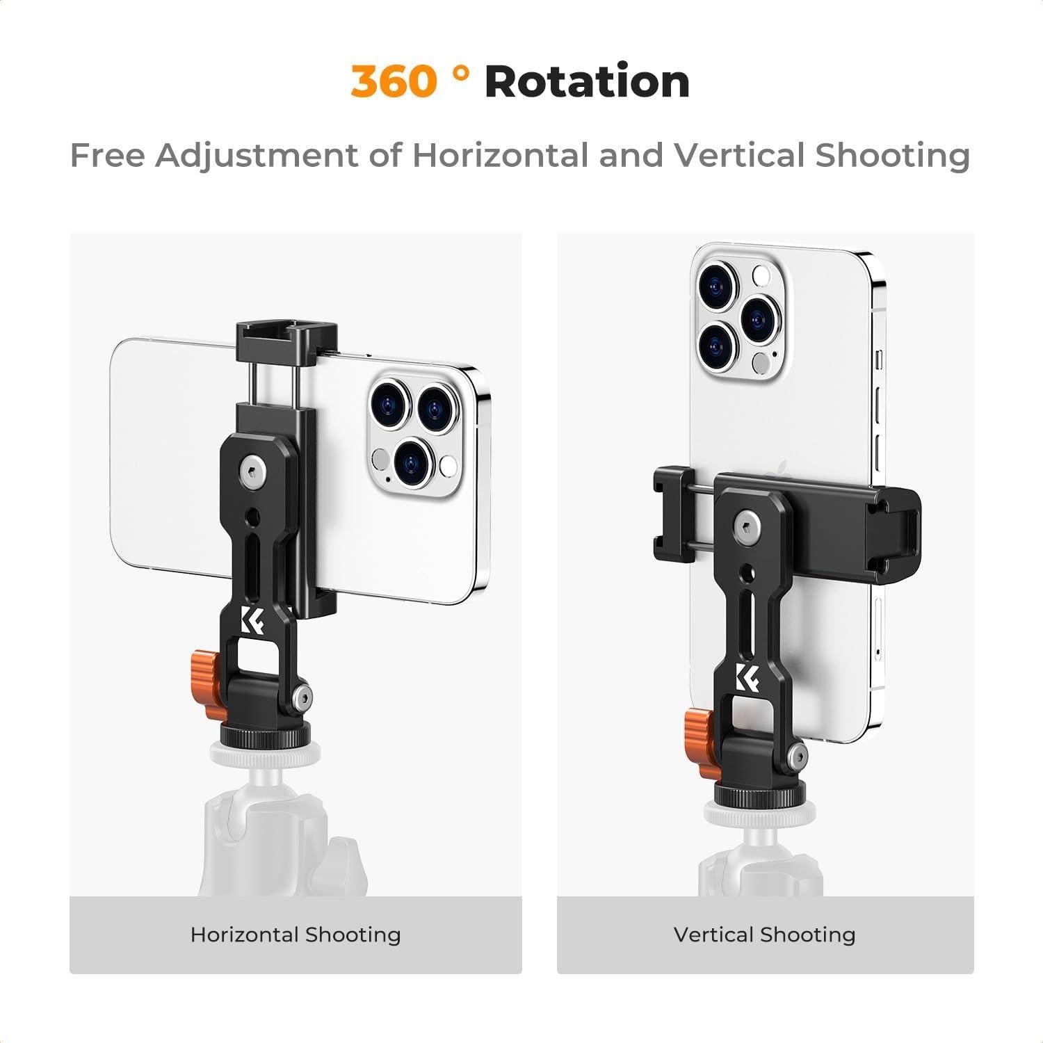 Soporte de trípode K&F Concept para smartphone ajustable