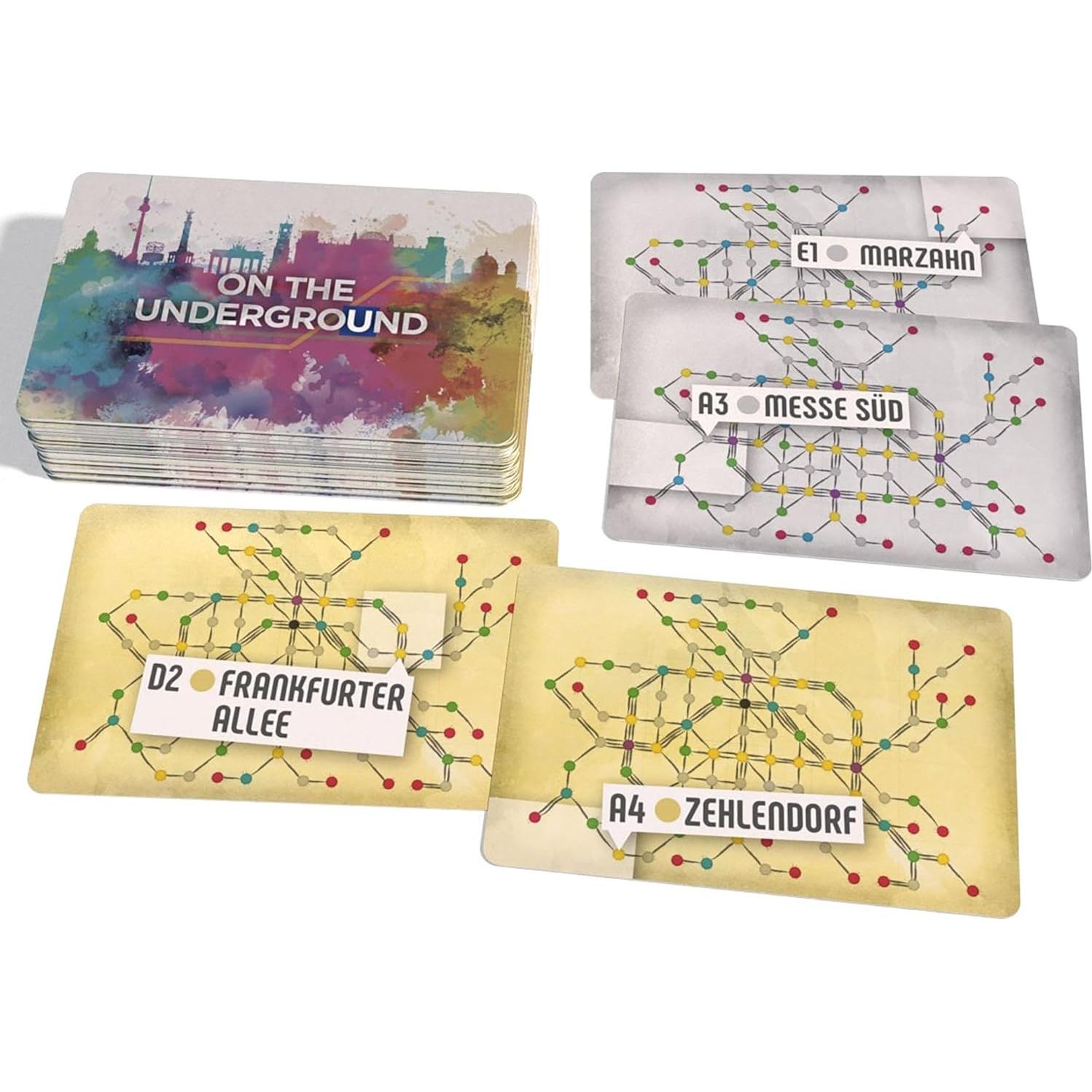 Juego de Mesa En El Subterráneo LudiCreations Londres Berlín