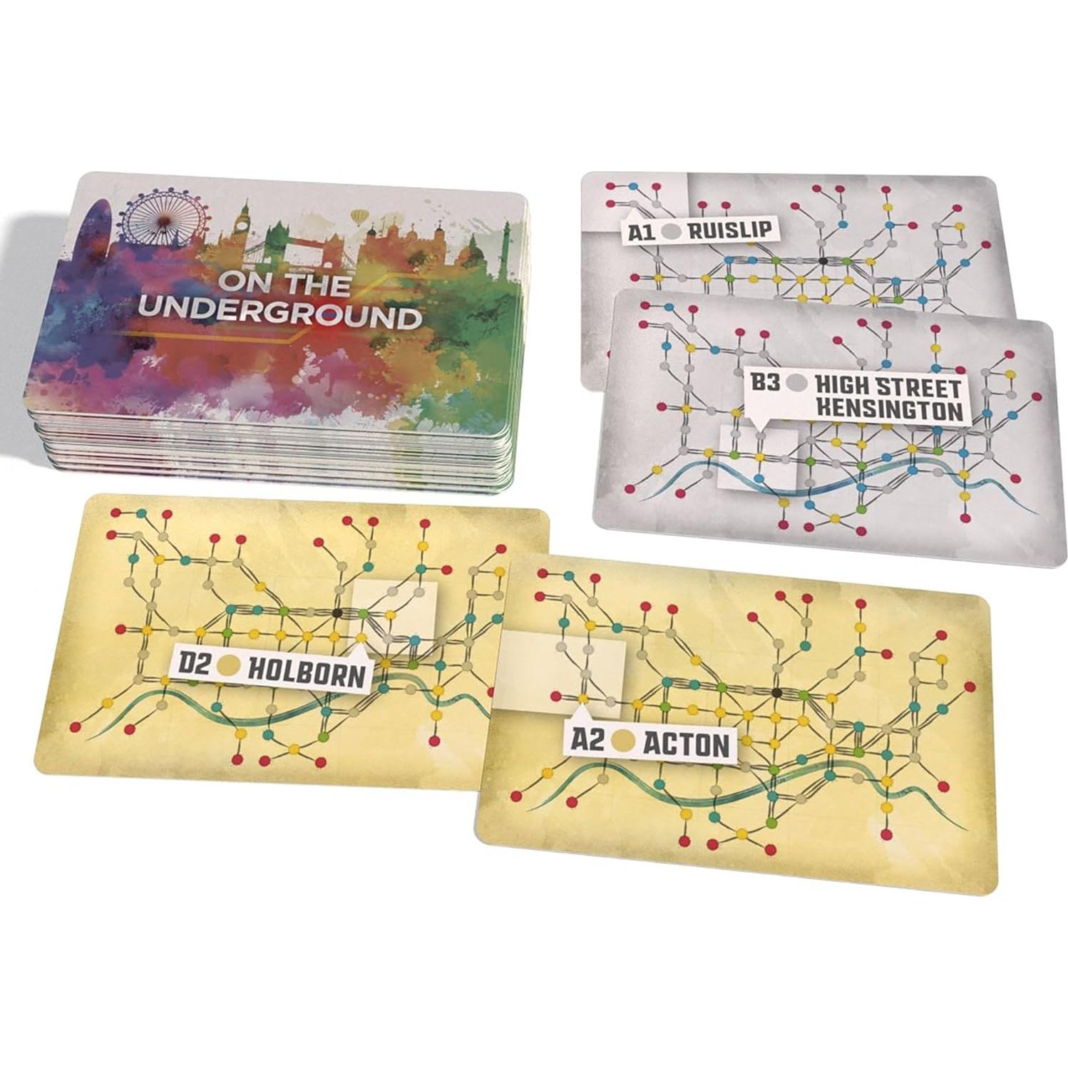 Juego de Mesa En El Subterráneo LudiCreations Londres Berlín