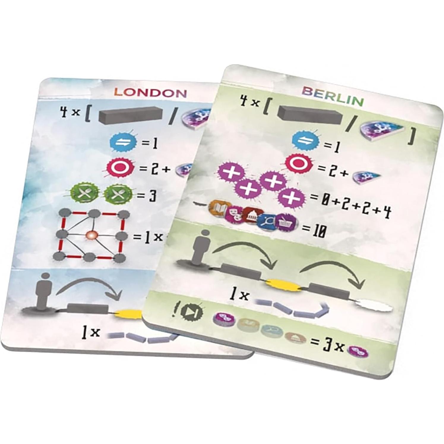 Juego de Mesa En El Subterráneo LudiCreations Londres Berlín