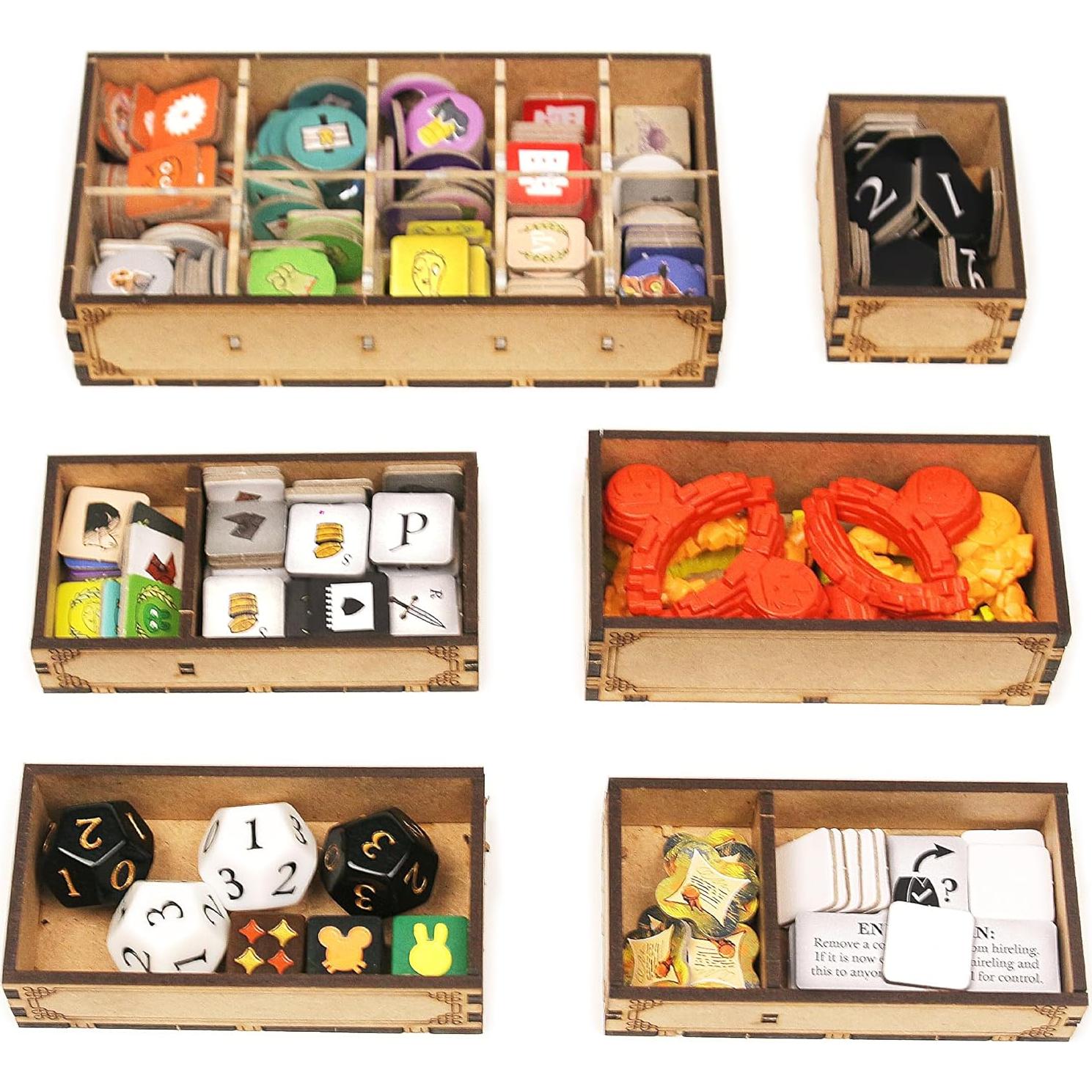 Organizador TowerRex para juego Root y expansiones - Almacenaje