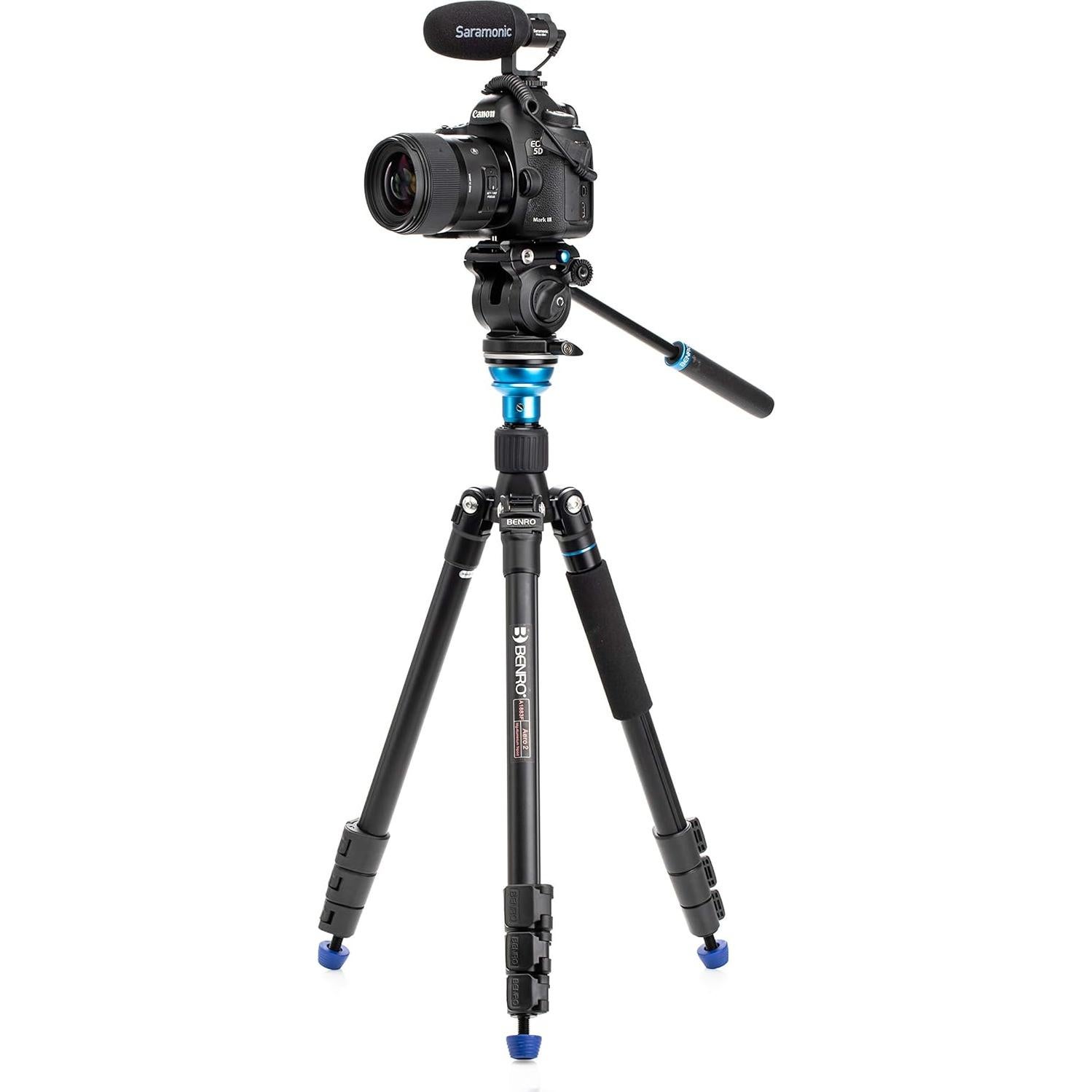 Trípode de Video Benro Aero 2 PRO Aluminio 2.5 kg