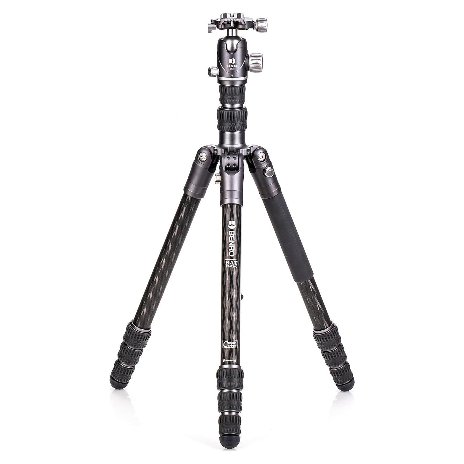 Trípode de Viaje Benro Bat Carbono 24C con Cabezal VX25
